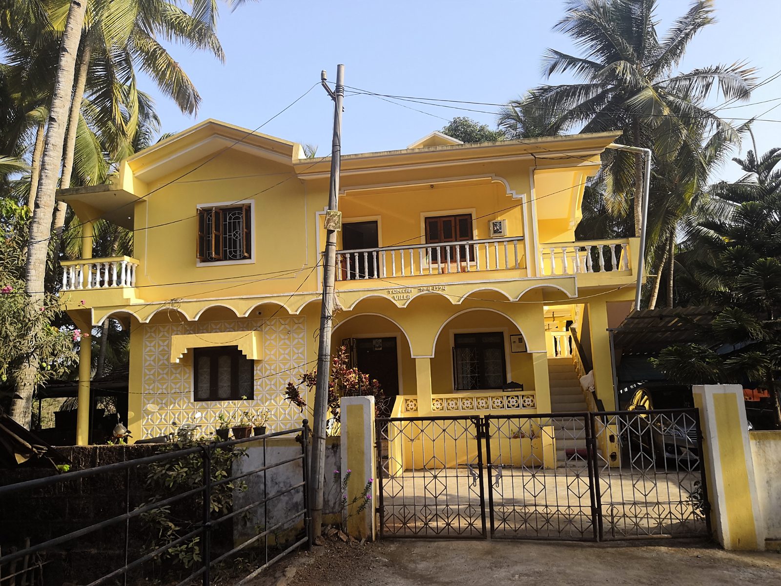 8. Dom w Goa w Indiach.
