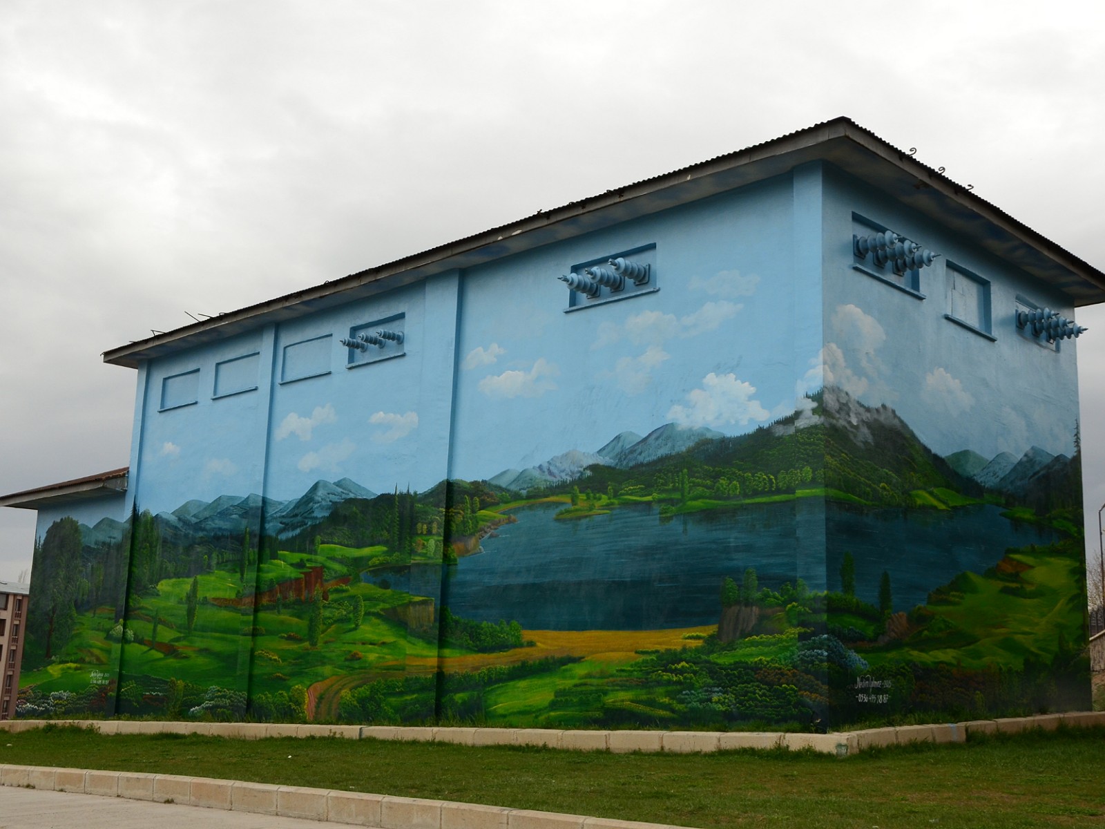 11. Mural w mieście Erzurum.