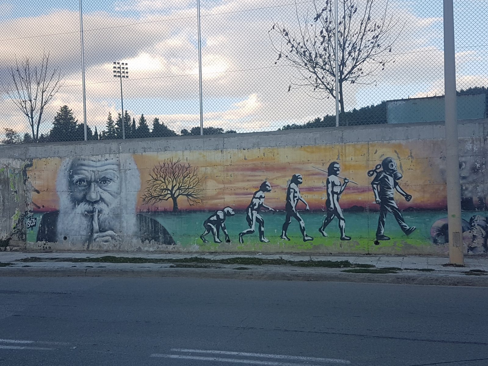 21. Mural w mieście Kozani.