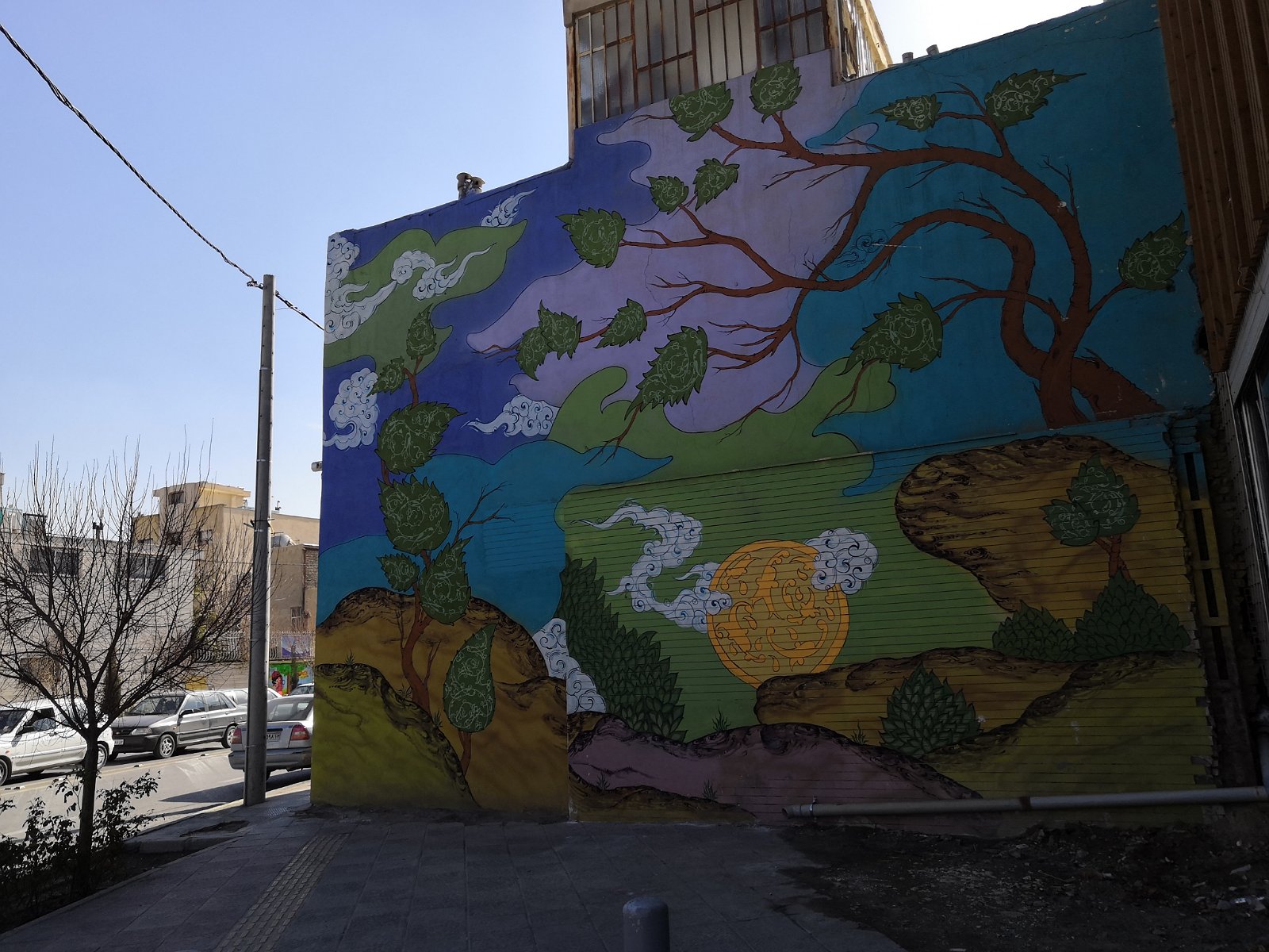 28.2. Mural w mieście Isfahan.