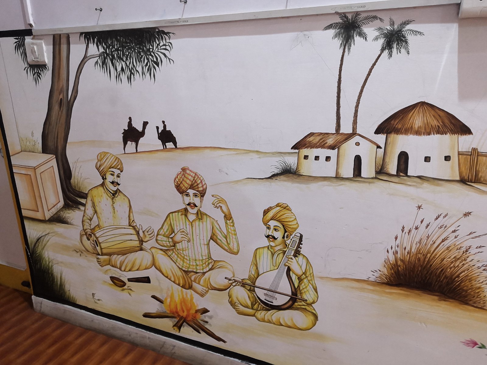39. Mural w mieście Dżaipur.