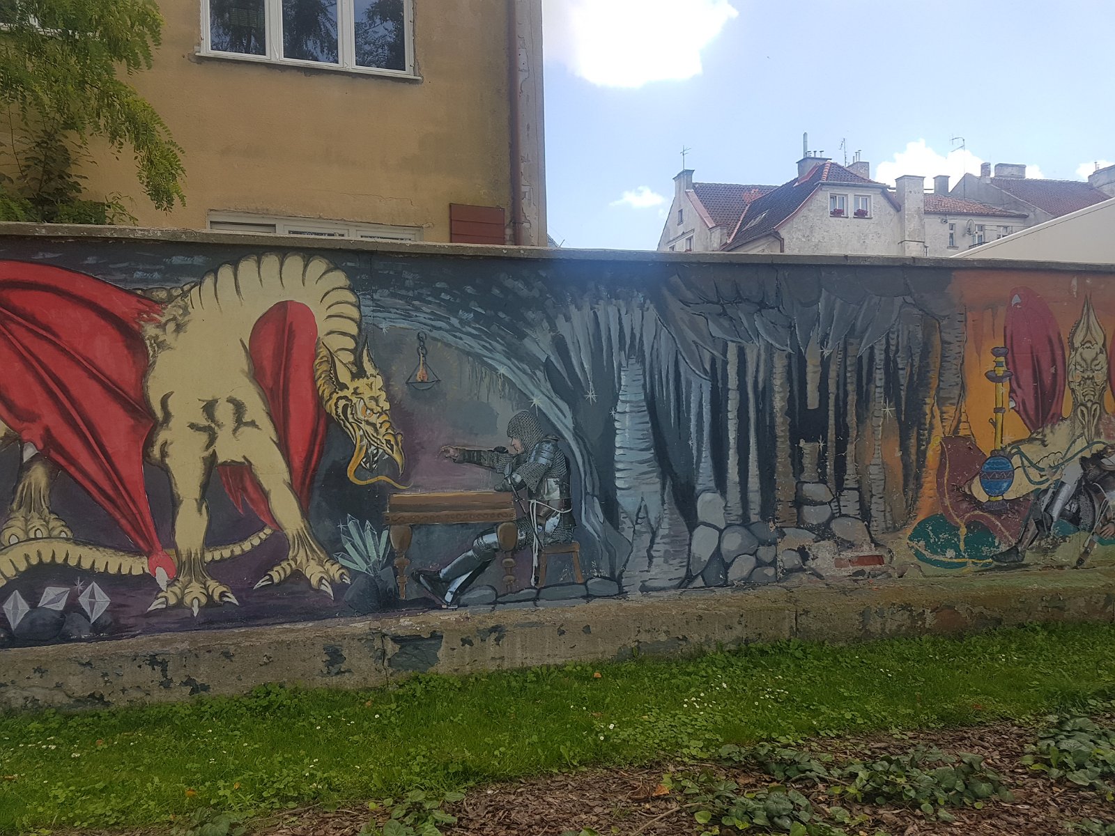 95. Mural w mieście Ostróda.