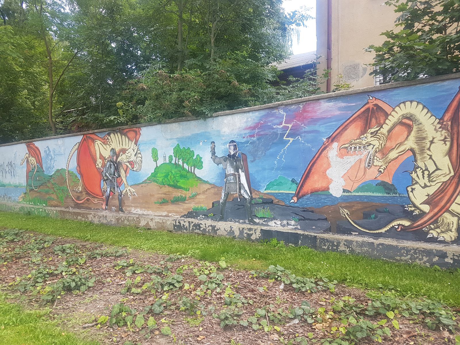 95.2. Mural w mieście Ostróda.