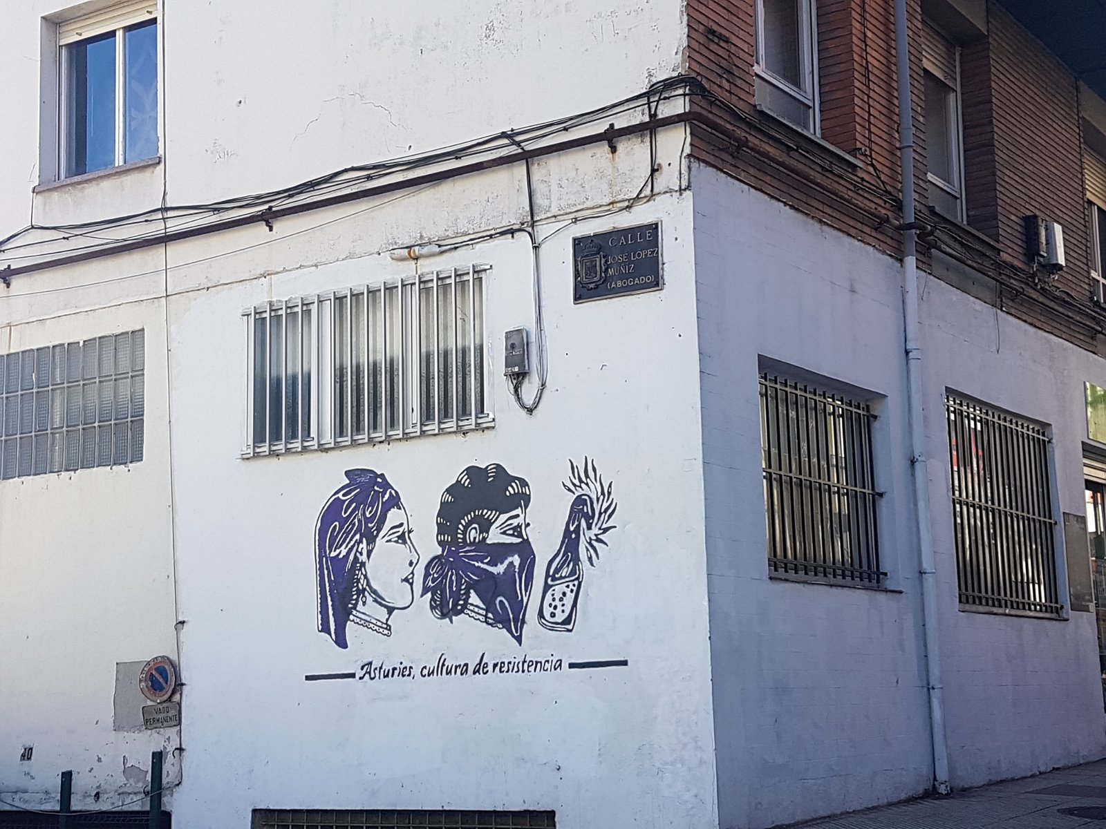 99. Mural w mieście Oviedo.